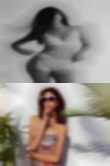 Romantic woman spread-eagle